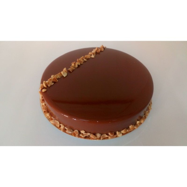 Tarta choco negro/cacahuete